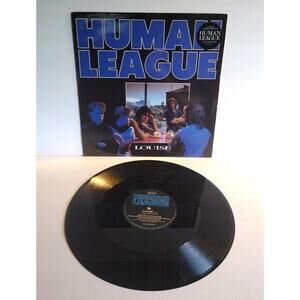 Human League Louise The Sign Vinyl 12" Record 1984 Synth-Pop New Wave NO POSTER